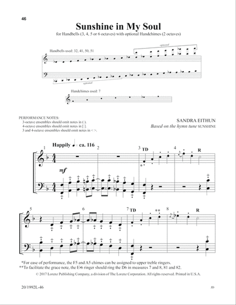 Hymns We Love to Ring 5-Octaves scores gallery preview page 33