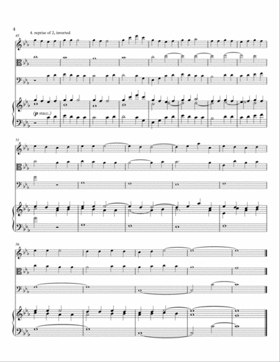 A Musical Offering (of Lamb), Book 2, op. 52 Small Ensemble scores gallery preview page 4