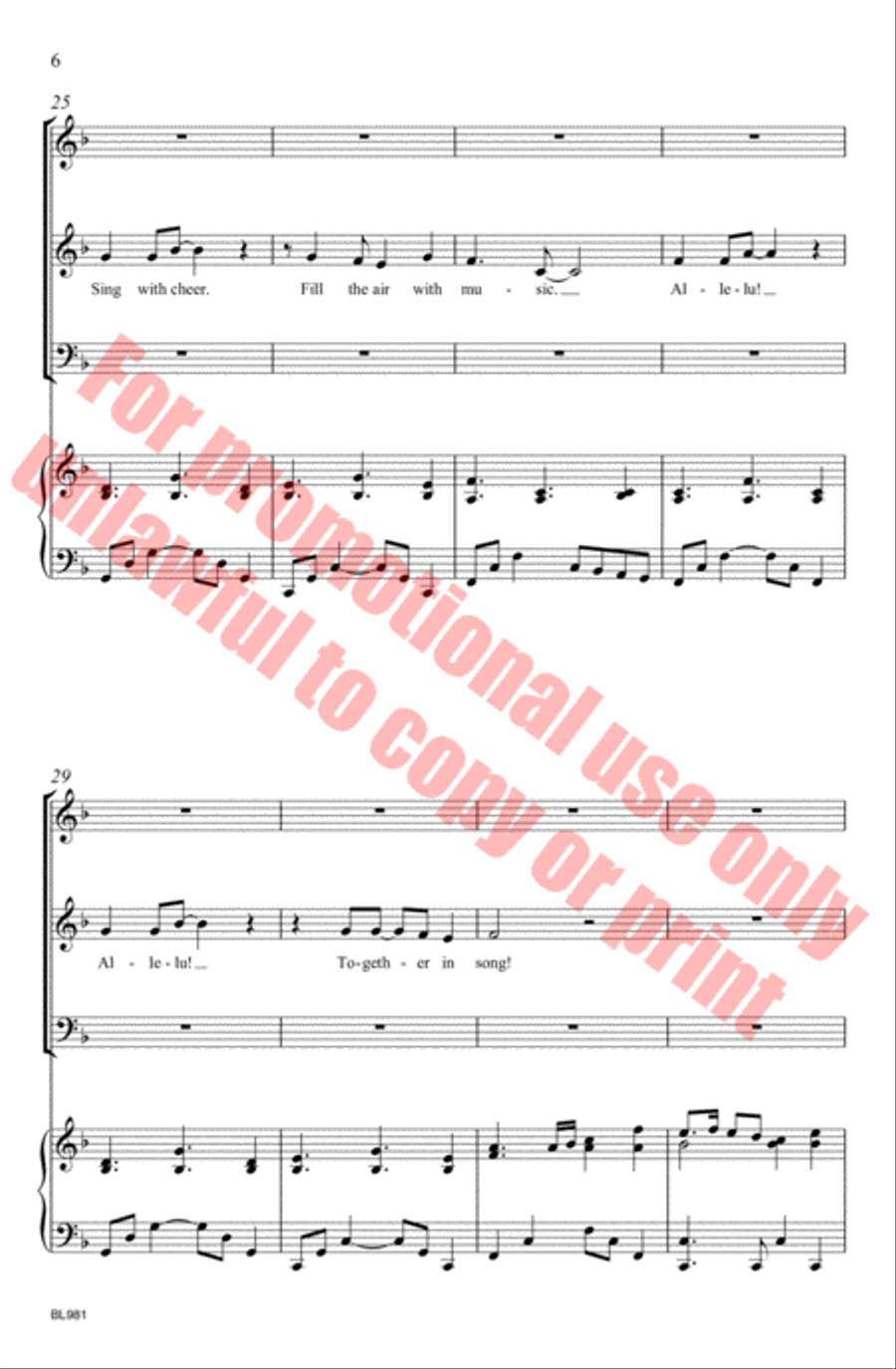 Cantemos! Choir scores gallery preview page 10