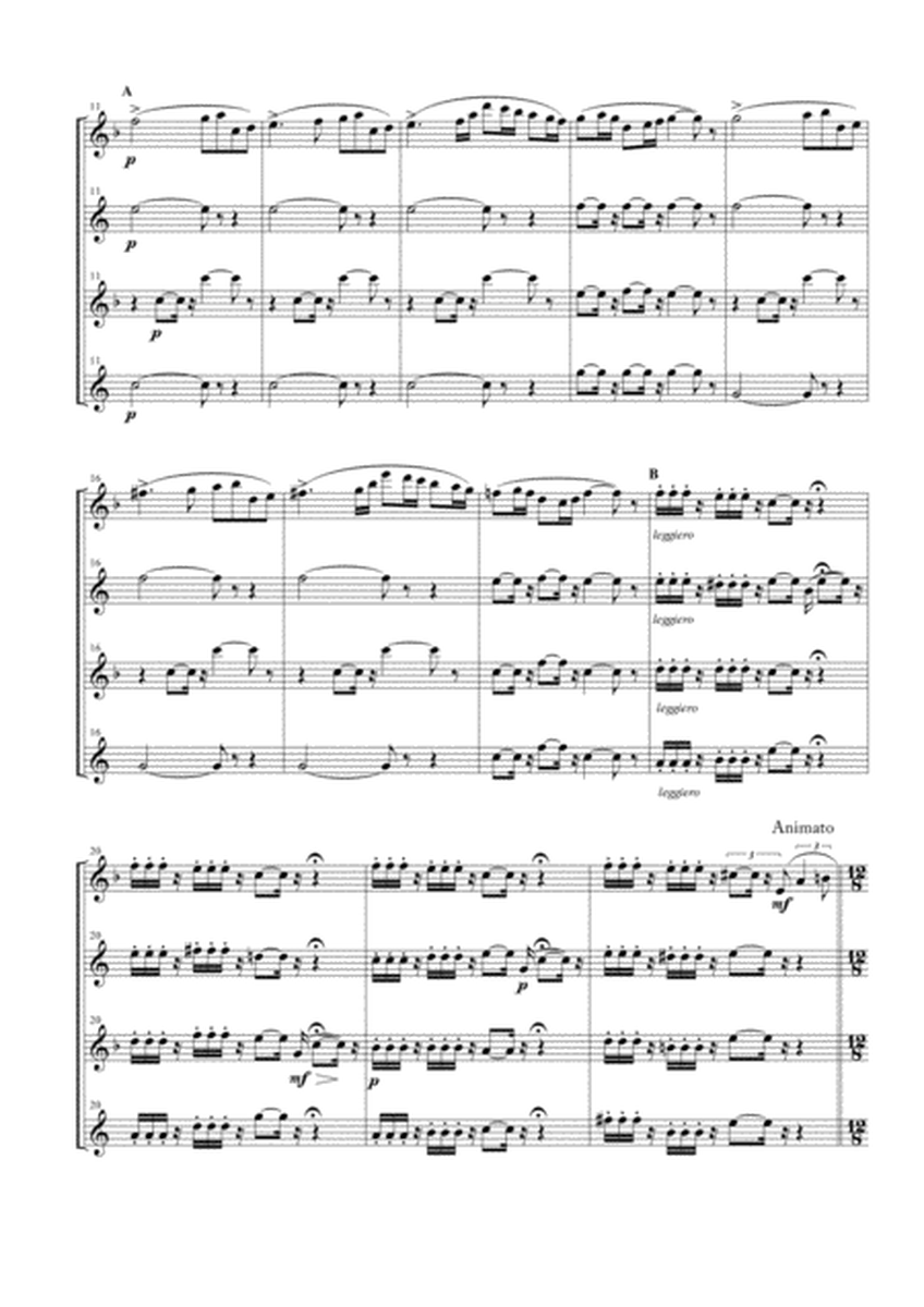 Pastorale from "L'Arlesienne Suite No. 2" for Saxophone Quartet image number null