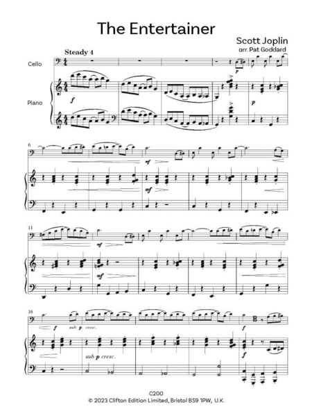 Joplin Rags: arr. Cello & Piano