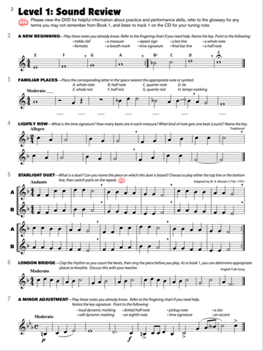Sound Innovations for Concert Band Concert Band Methods scores gallery preview page 2