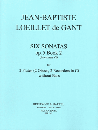 Book cover for 6 Sonatas from Op. 5