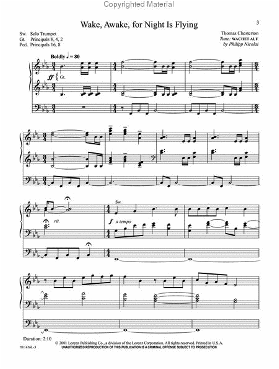 Carols Before, Carols After Organ Solo scores gallery preview page 2