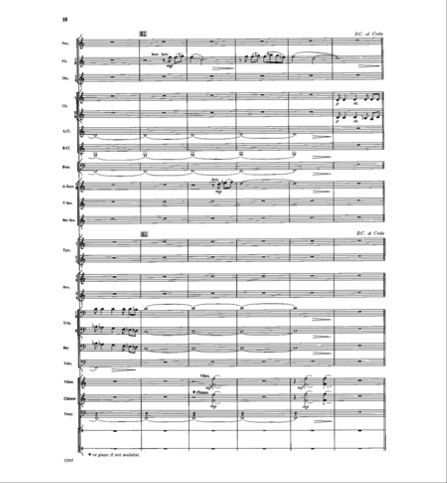 Canzonetta Concert Band scores gallery preview page 17