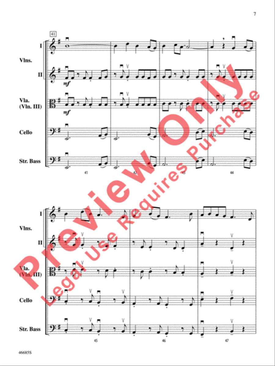 L'improviste Vignette String Orchestra scores gallery preview page 8