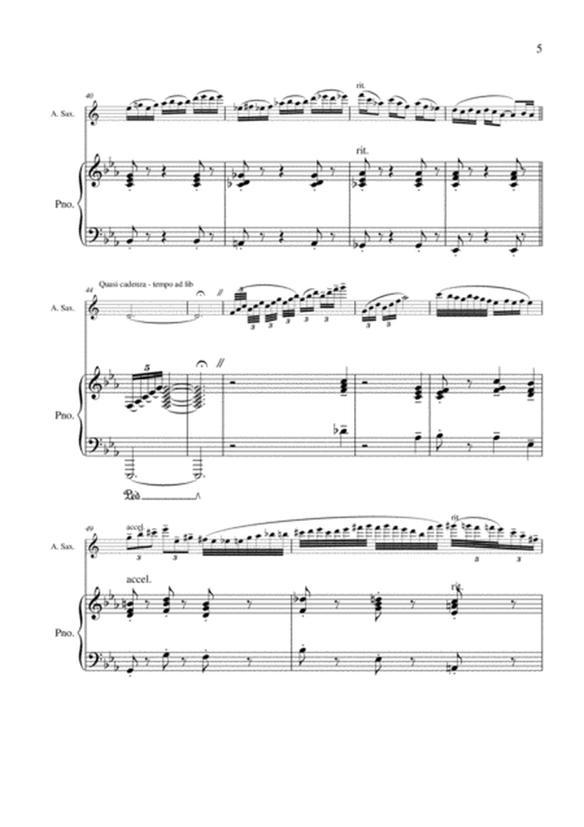 Barton Cummings: Sonatina for alto saxophone and piano