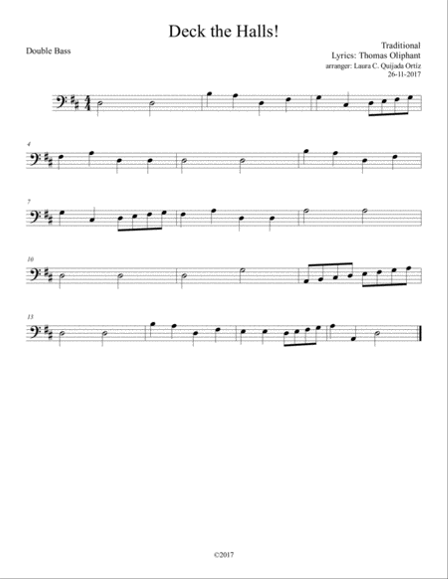 Deck the Halls! Beginning Children String Orchestra, PARTS ONLY String Orchestra scores gallery preview page 2