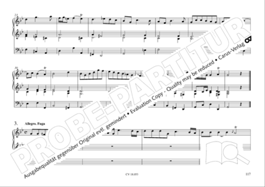 Das Husumer Orgelbuch von 1758 Organ Solo scores gallery preview page 118