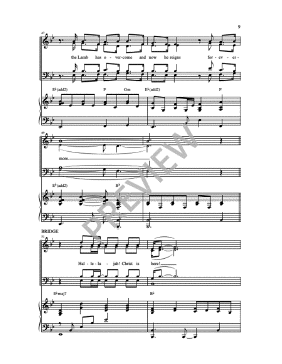 Paschal Mystery 4-Part scores gallery preview page 17