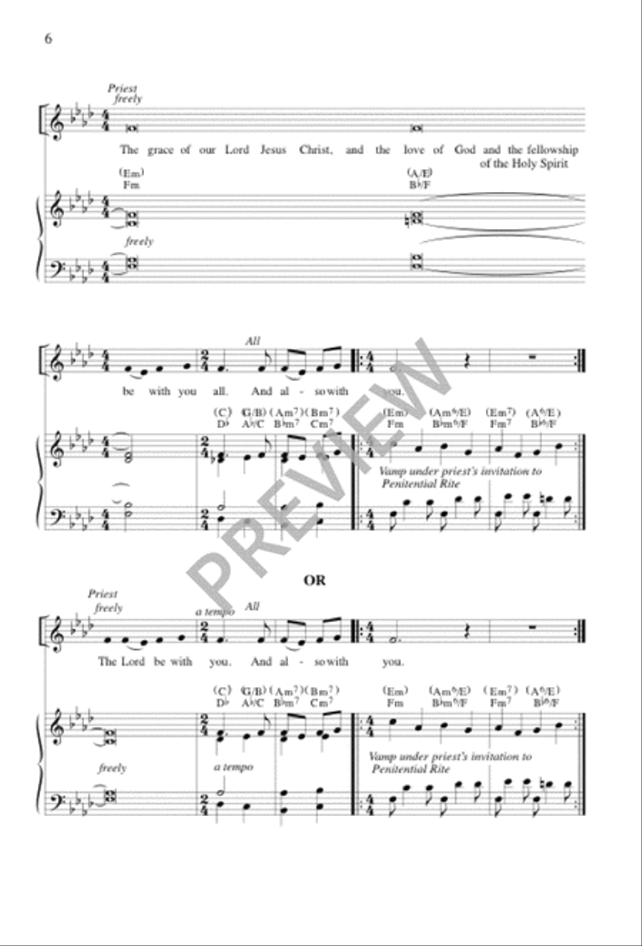 Shepherd Me, O God Shepherd Me, O God 4-Part scores gallery preview page 6