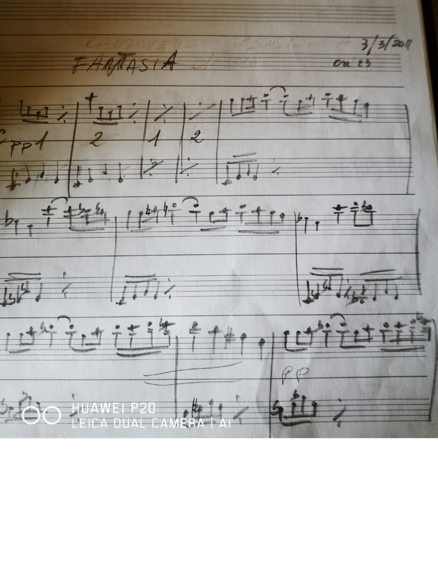 fantasia Piano Solo scores gallery preview page 1