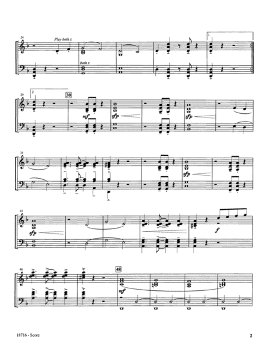 Exsultate Cantamos Festivo: Score Choir scores gallery preview page 2