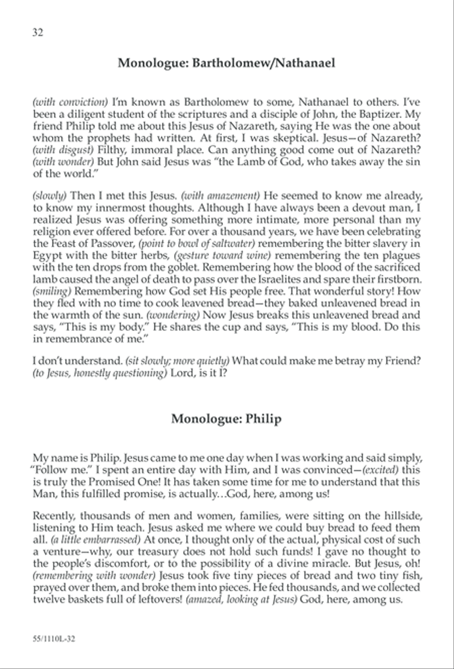 The Living Last Supper 4-Part scores gallery preview page 33