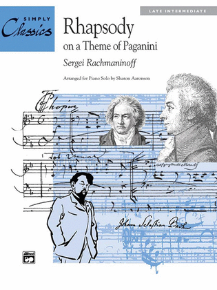 Book cover for Rhapsody on a Theme of Paganini