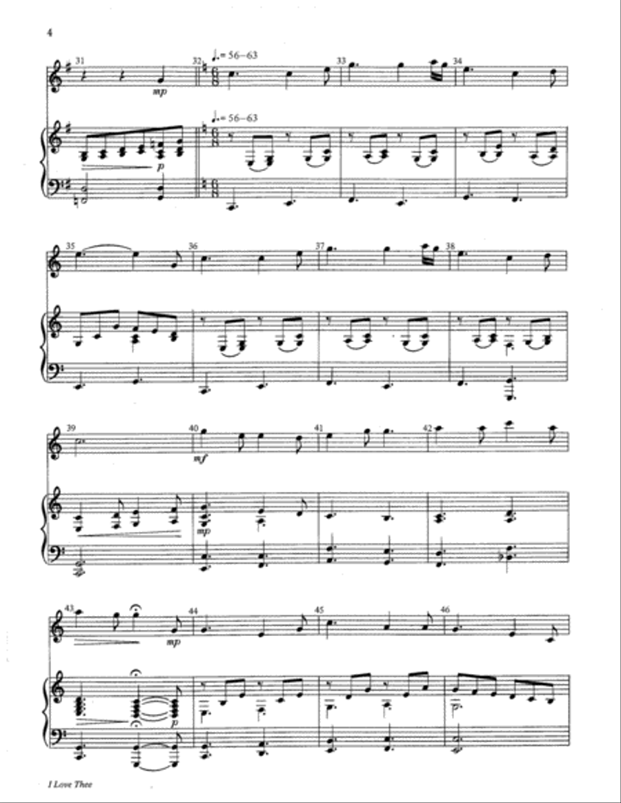 I Love Thee Percussion scores gallery preview page 11