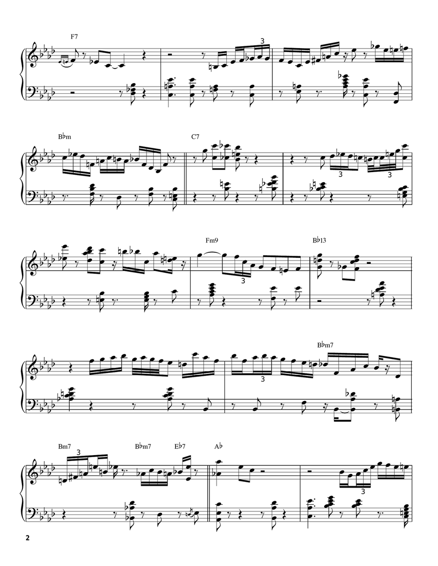 All Of Me Piano scores gallery preview page 2