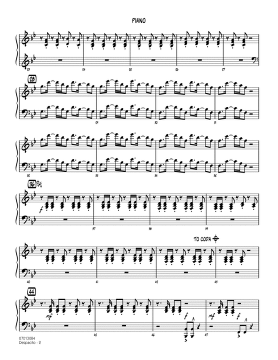 Despacito (arr. Paul Murtha) - Piano