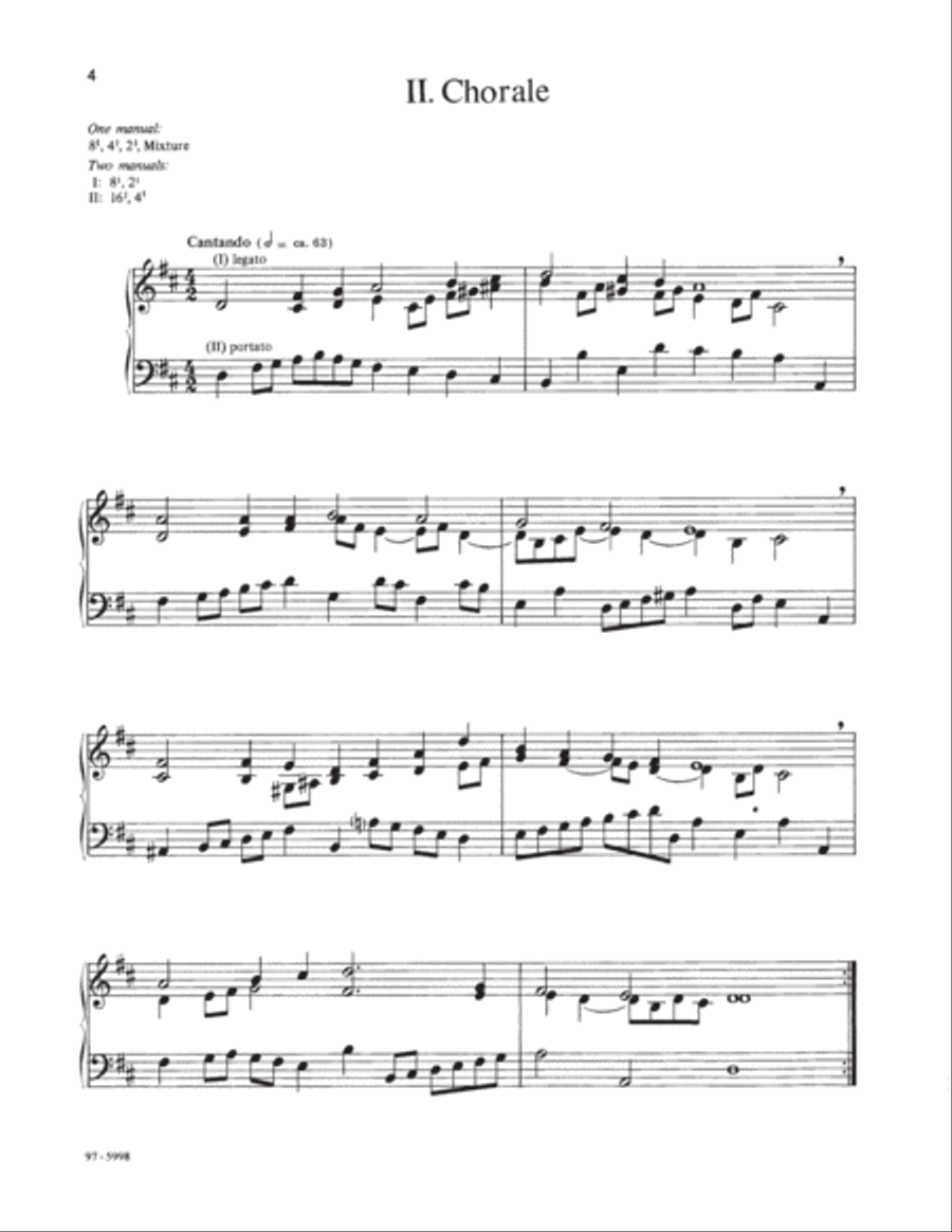 Partita on Duke Street (Callahan) Organ scores gallery preview page 3