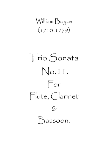 Trio Sonata No 11 image number null