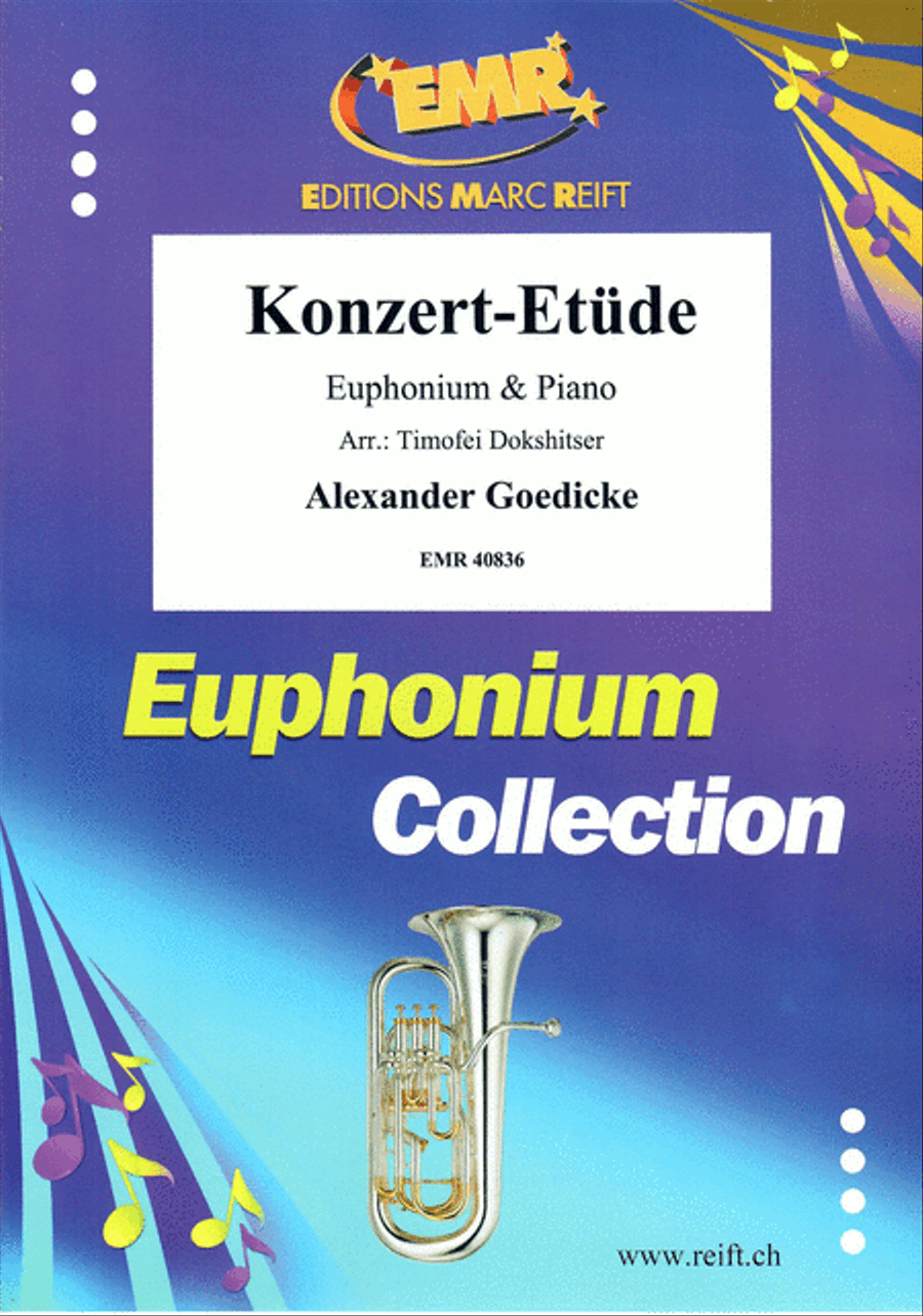 Konzert-Etude Konzert-Etude Euphonium scores gallery preview page 1