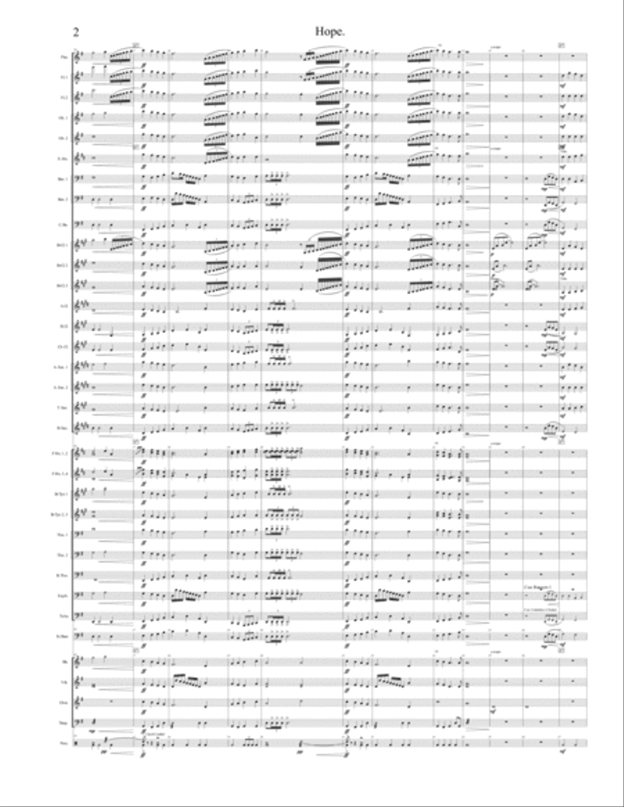 Hope Concert Band scores gallery preview page 2