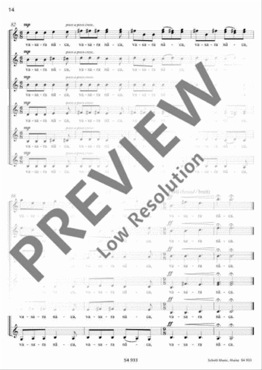 Ganu dziesma Women's Choir scores gallery preview page 15