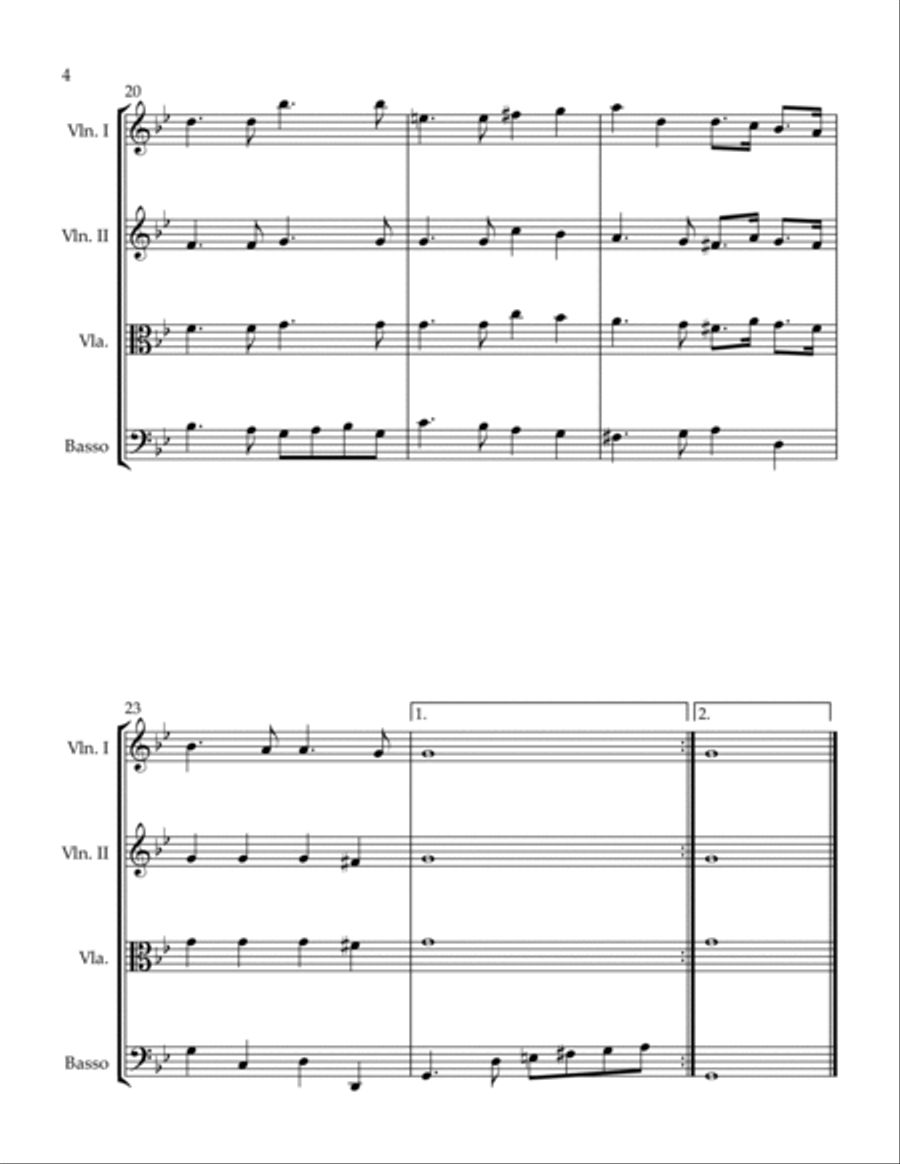 Alcina Entrée Alcina Entrée String Orchestra scores gallery preview page 4