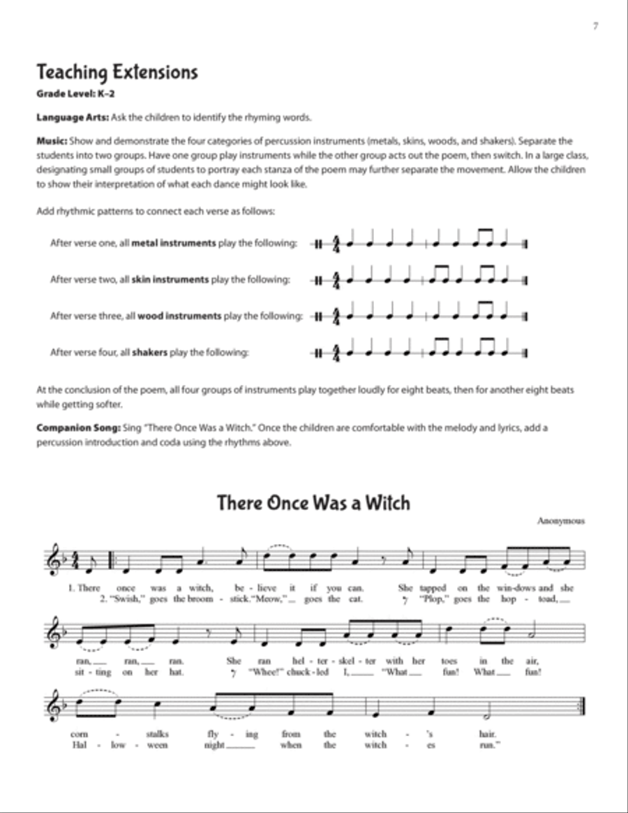 Sound Stories Round the Year Classroom Materials scores gallery preview page 4