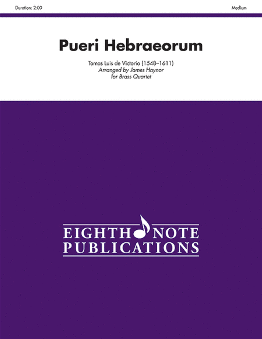 Pueri Hebraeorum Brass Quartet scores gallery preview page 1