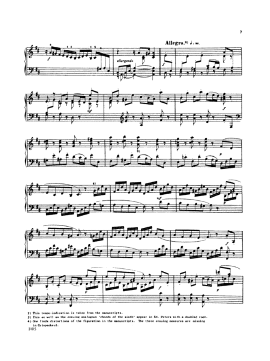 Bach: Seven Toccatas Piano Solo scores gallery preview page 2