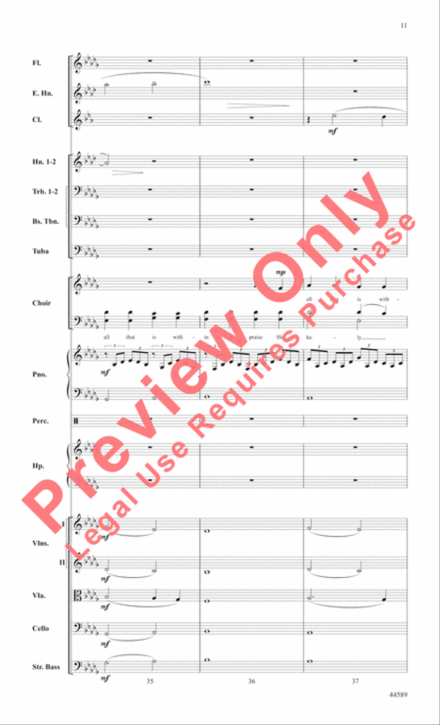Song of Bethlehem Song of Bethlehem Choir scores gallery preview page 12