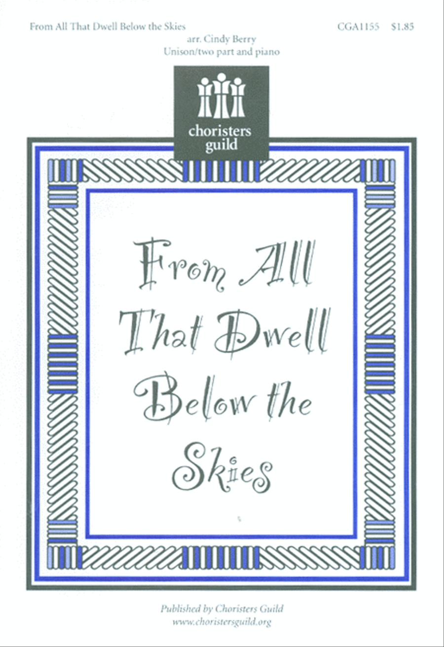 From All That Dwell Below the Skies 2-Part scores gallery preview page 1