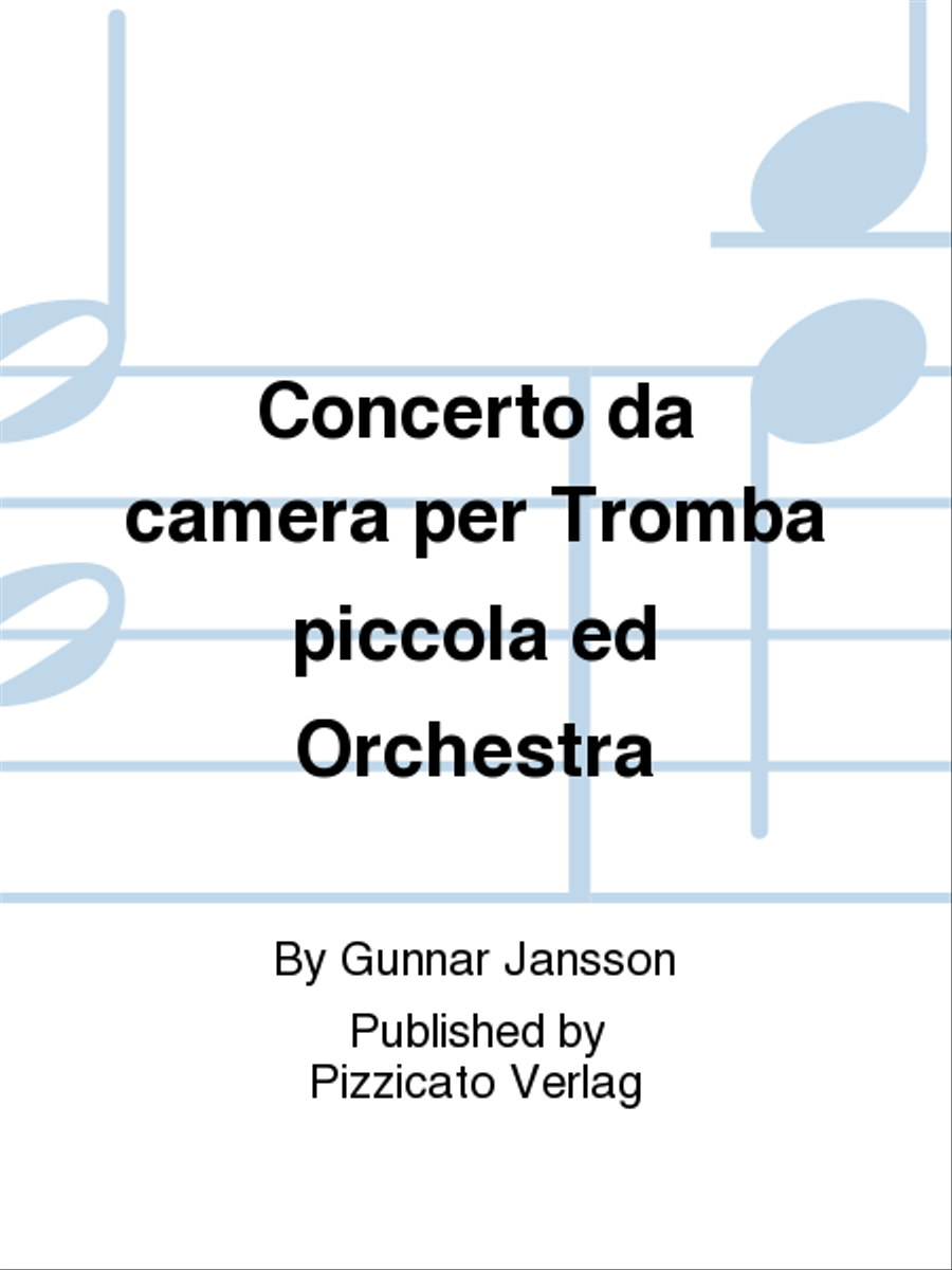 Concerto da camera per Tromba piccola ed Orchestra Orchestra scores gallery preview page 1