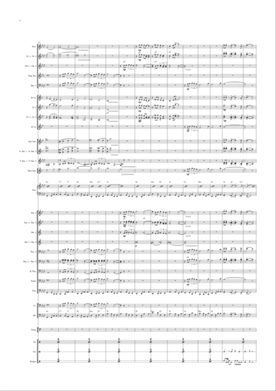 Parahyba (bolero) Concert Band scores gallery preview page 4