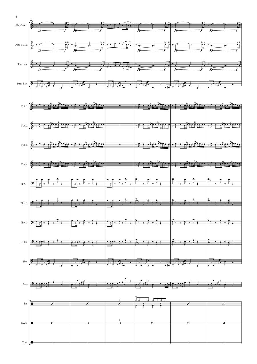Espresso Espresso Jazz Ensemble scores gallery preview page 4
