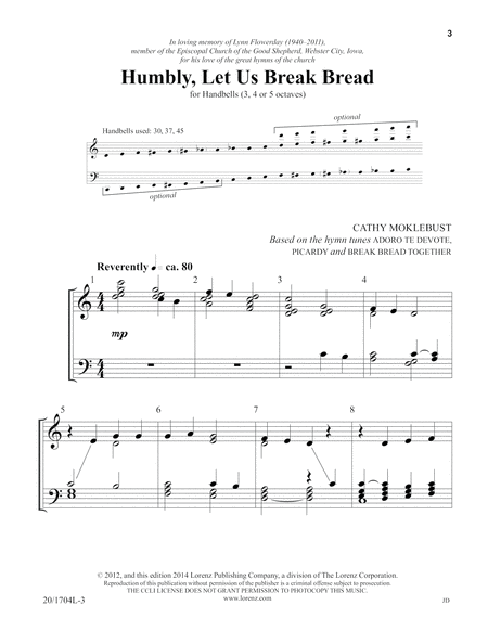 Humbly, Let Us Break Bread image number null
