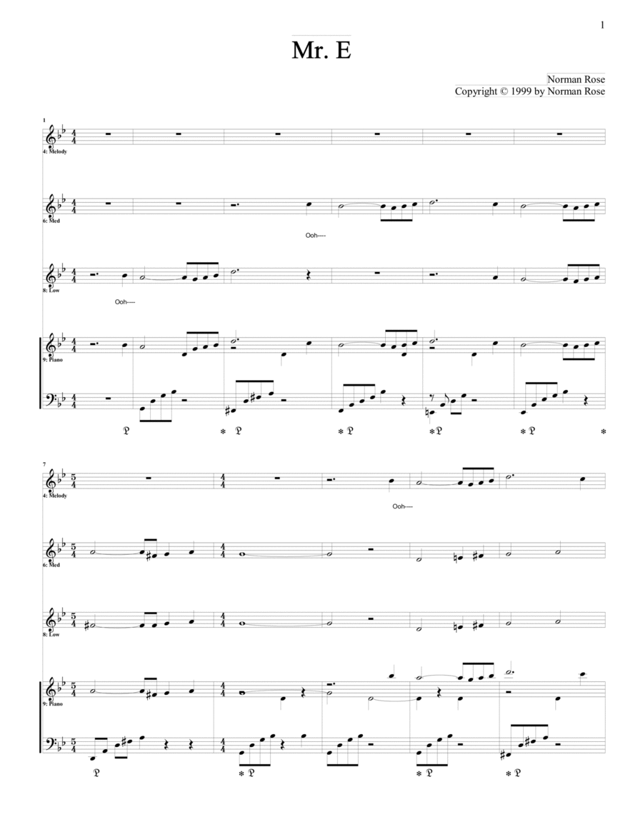 Mr. E SSA scores gallery preview page 1