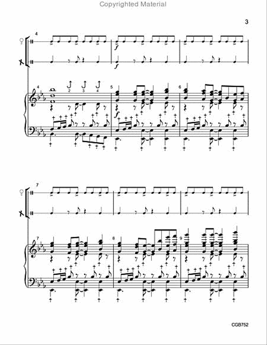 A Caribbean Christmas Handbell Choir scores gallery preview page 3