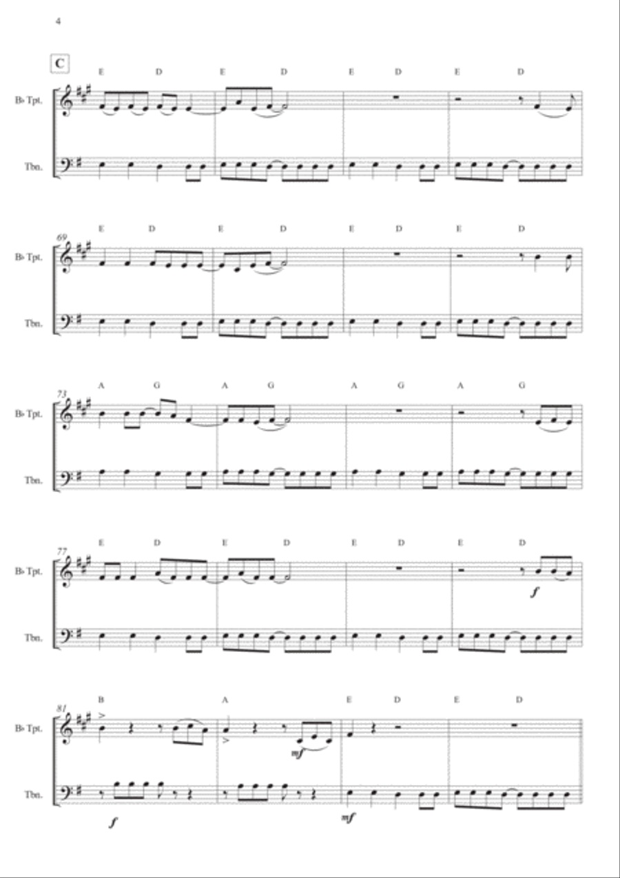 Goo Goo Muck Easy Piano scores gallery preview page 4