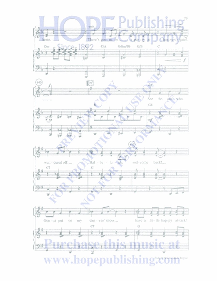 Once Upon a Parable Unison Choir scores gallery preview page 79