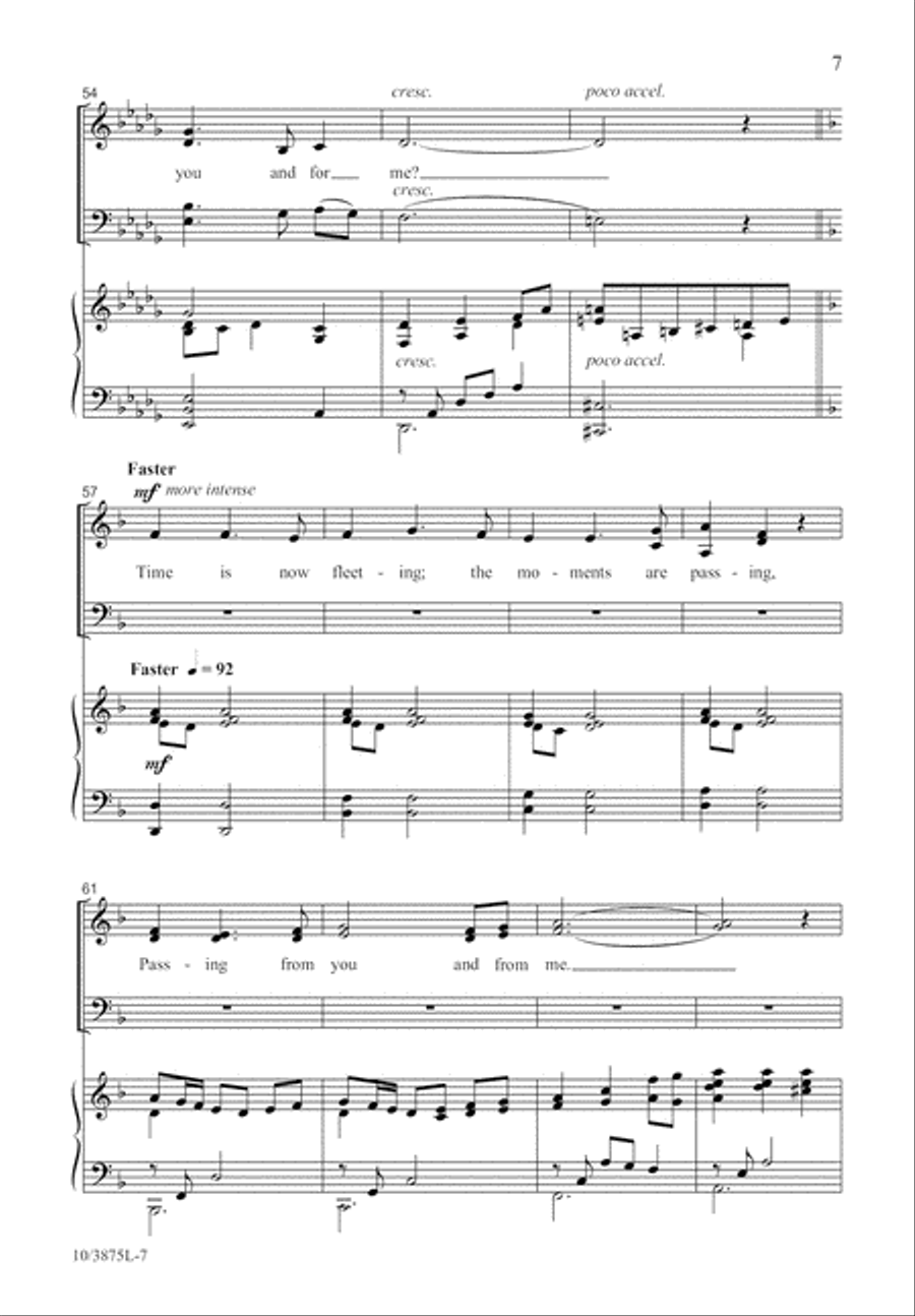 Softly and Tenderly 4-Part scores gallery preview page 8