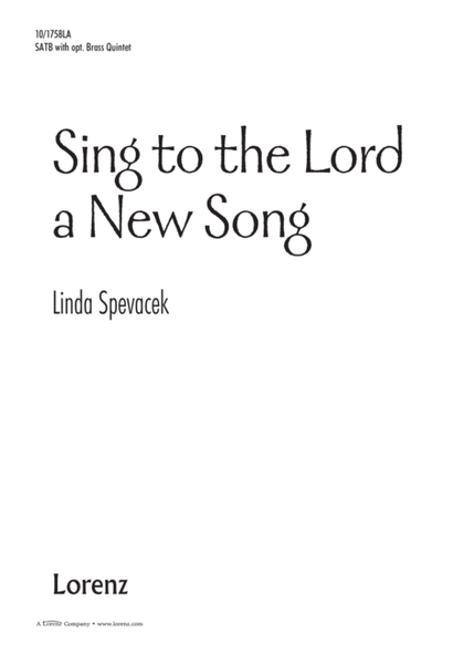 Sing to the Lord a New Song