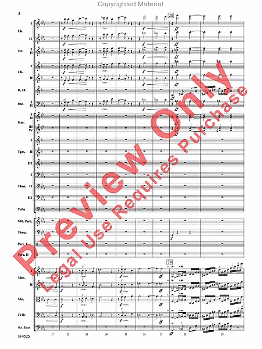 1812 Overture Full Orchestra scores gallery preview page 5