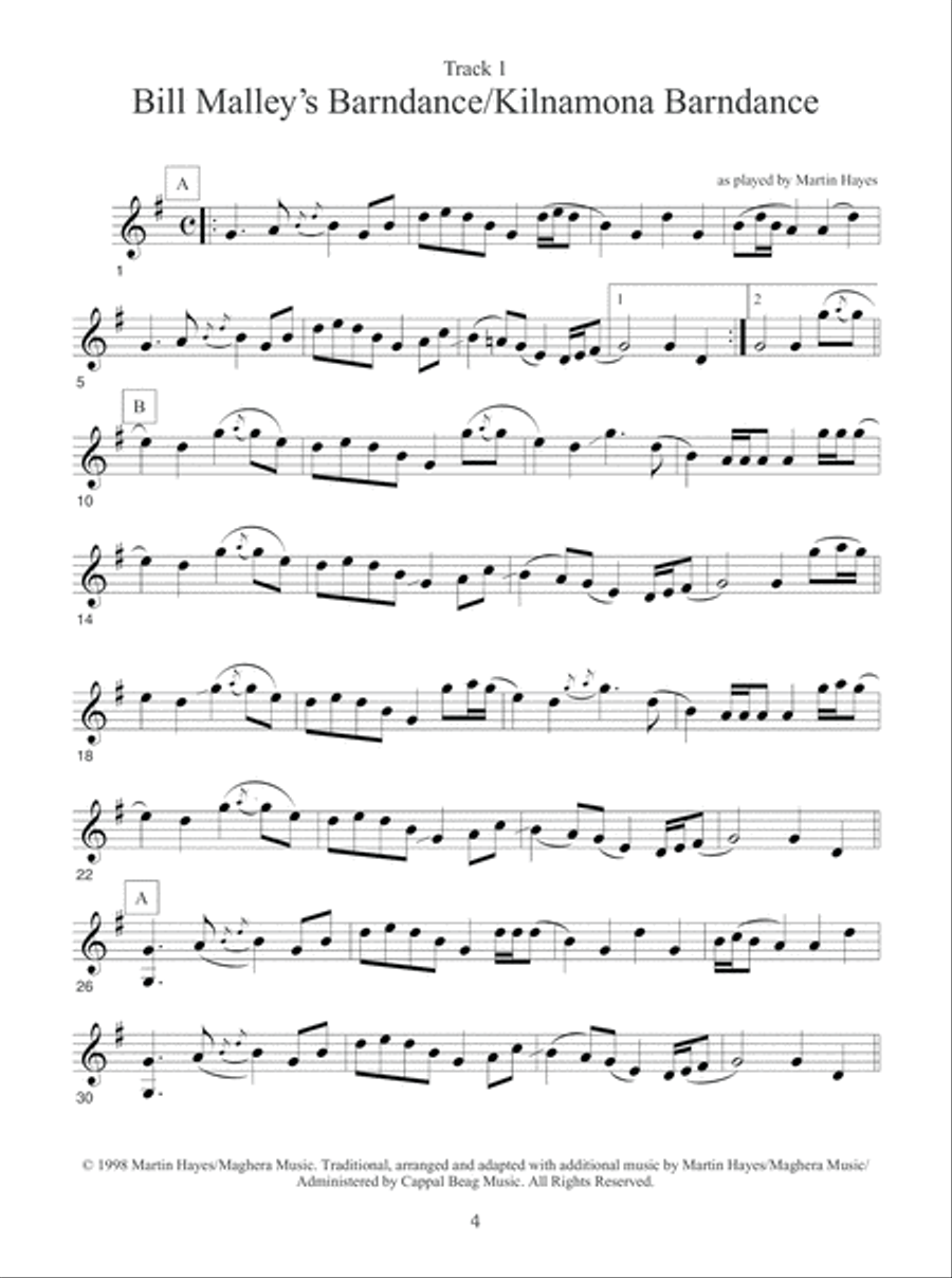 Martin Hayes - Under the Moon Violin scores gallery preview page 5