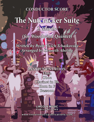 Book cover for The Nutcracker Suite - 2. Marche (for Woodwind Quintet)