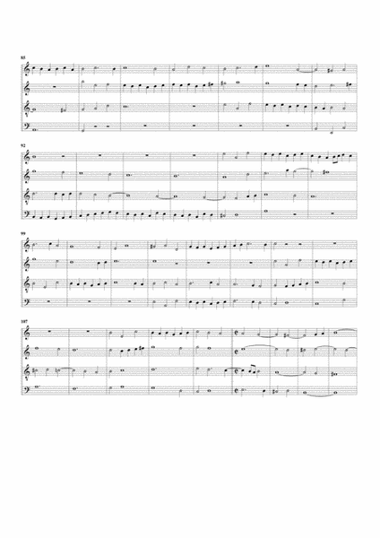 Ricercare no.9, FbWV 409 (arrangement for 4 recorders) image number null