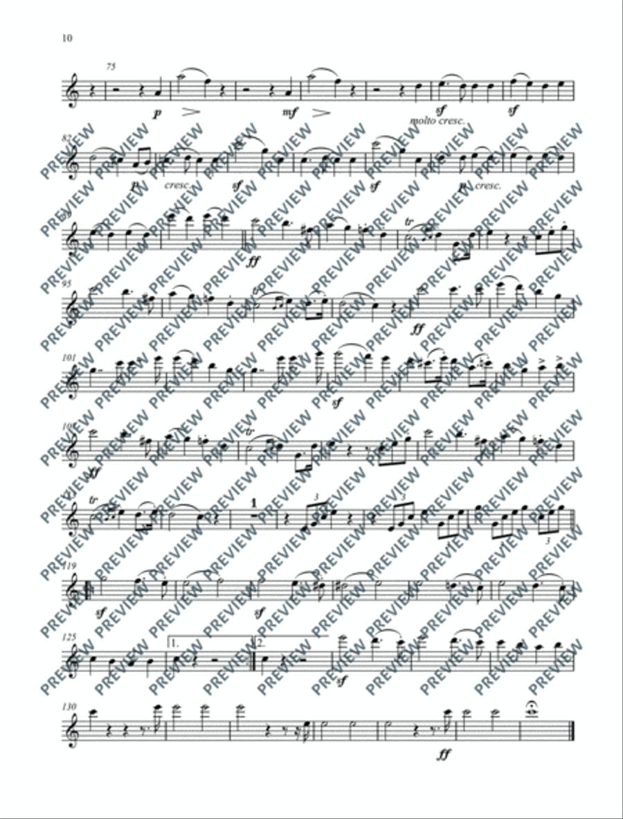 Classical Highlights for Flute Flute Solo scores gallery preview page 11