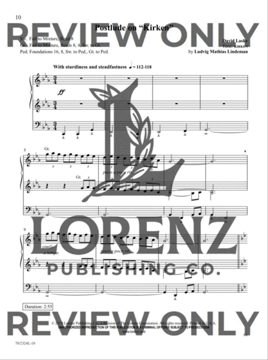 The Sacred Organ Library, Vol. 10 Organ Solo scores gallery preview page 6
