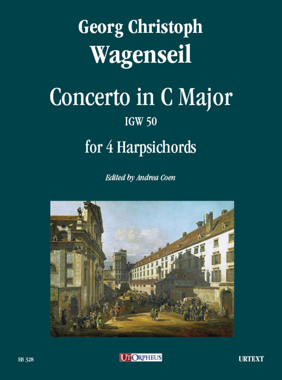 Concerto in C Major IGW 50 for 4 Harpsichords Harpsichord scores gallery preview page 1